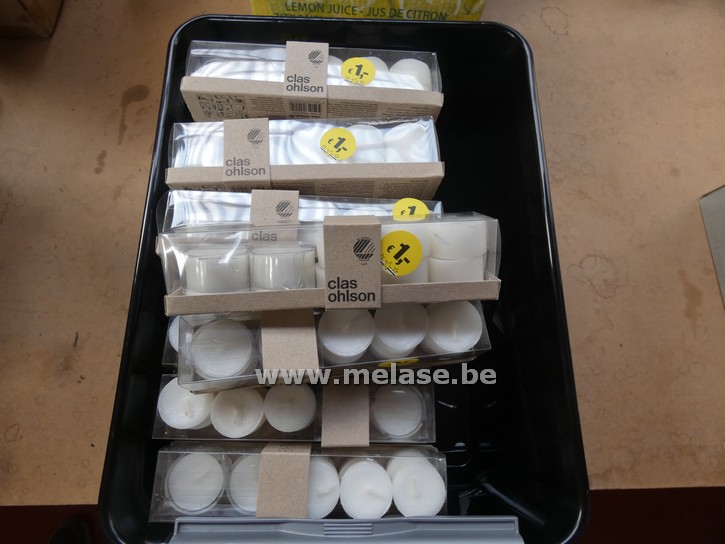 Theelichten "Clas Ohlson"