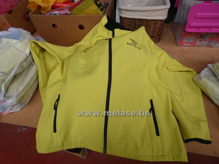 Fleecevest "geel"