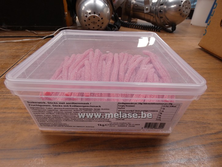Snoep "vruchtensticks - aardbei"