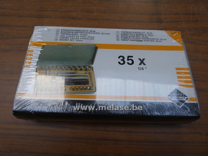 Dopsleutelset "35-delig"