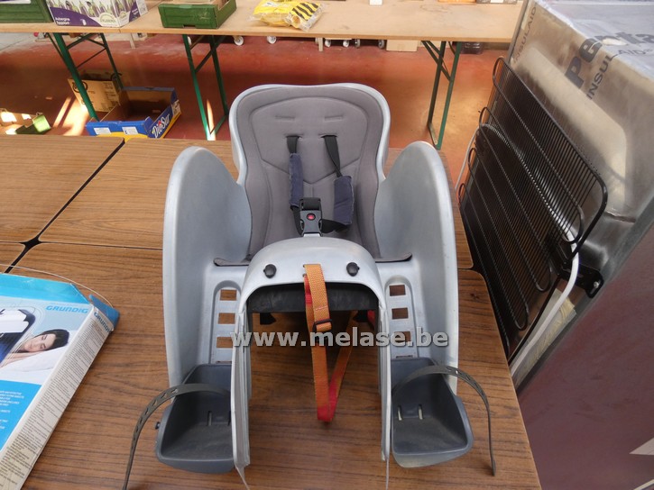 Fietsstoeltje "grijs"