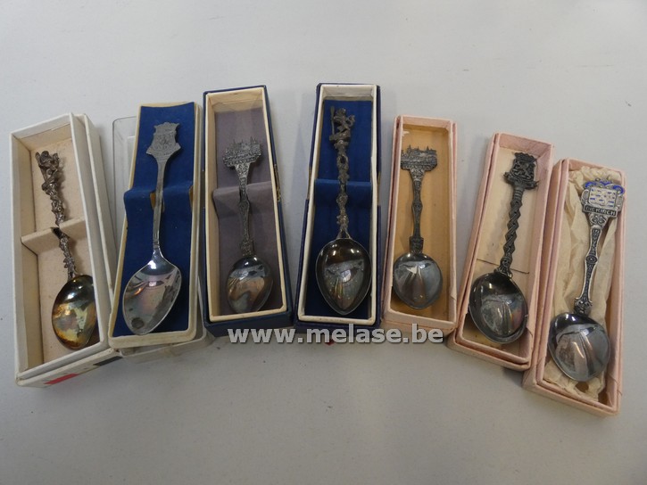 Zilveren "sier"koffielepels