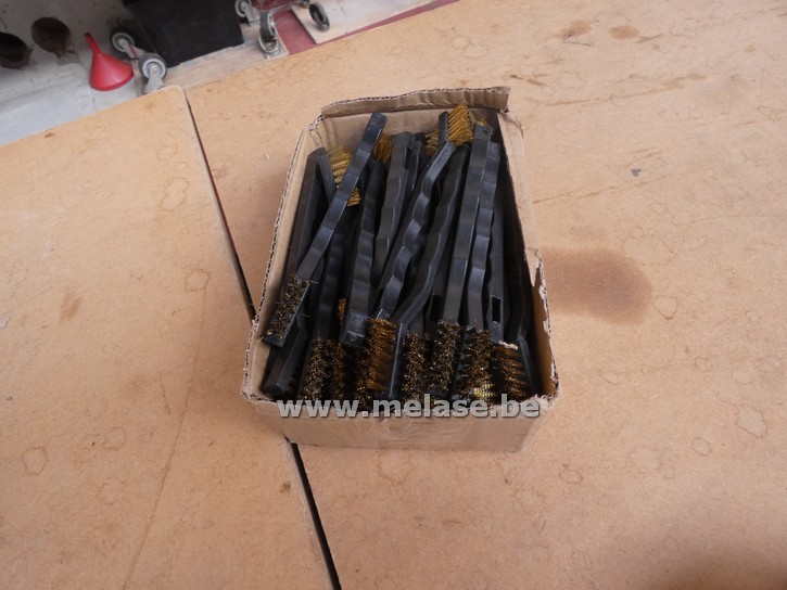 Bougieborstel "messinghaartjes"