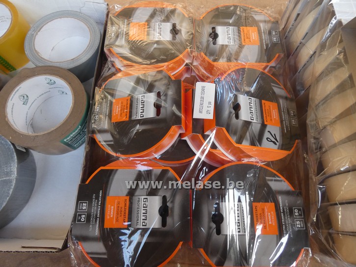 Afplaktape "25mmx50m - oranje"