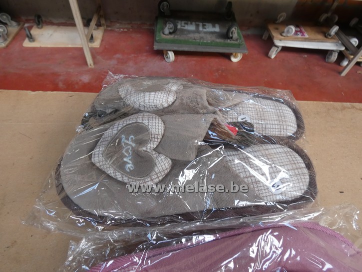 Damespantoffels "grijs"