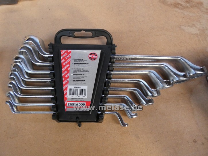 Ringsleutelset "8-delig"