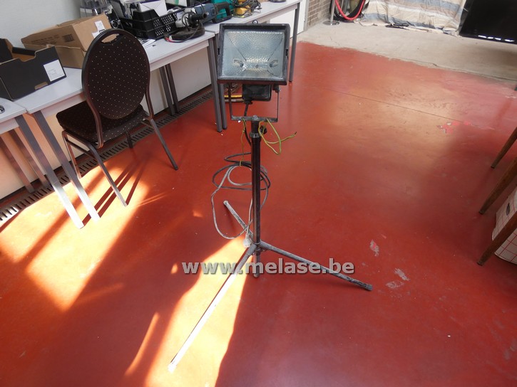 Werflamp op staander