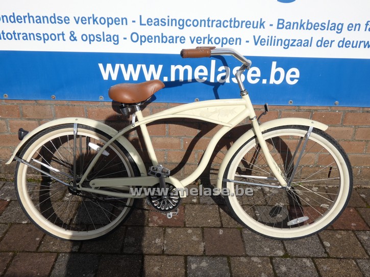 Fiets met brede banden "cruiser"