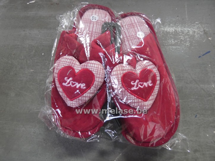 Damespantoffels "roze"