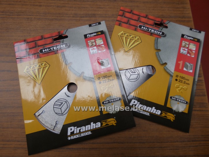 Slijpschijven "Black & Decker Piranha"