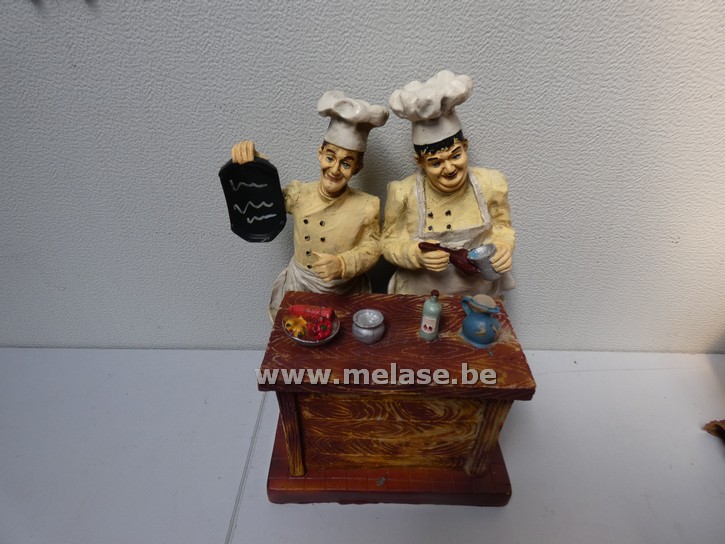 Decoratie "Dikke & Dunne - bakkers"