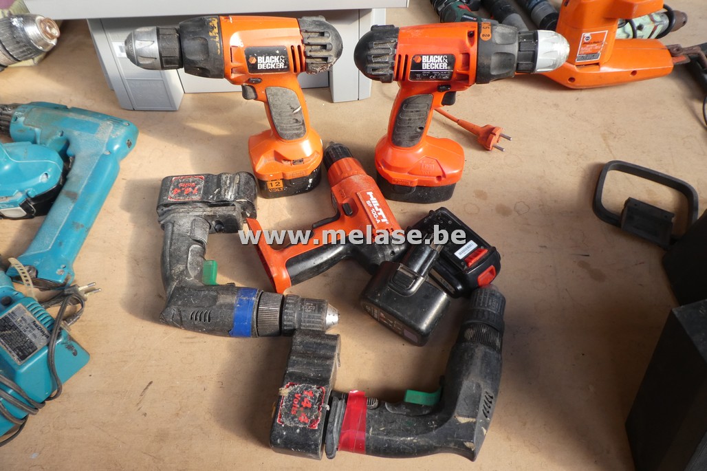 Schroef/boormachines "B&D - Hilti - ..."