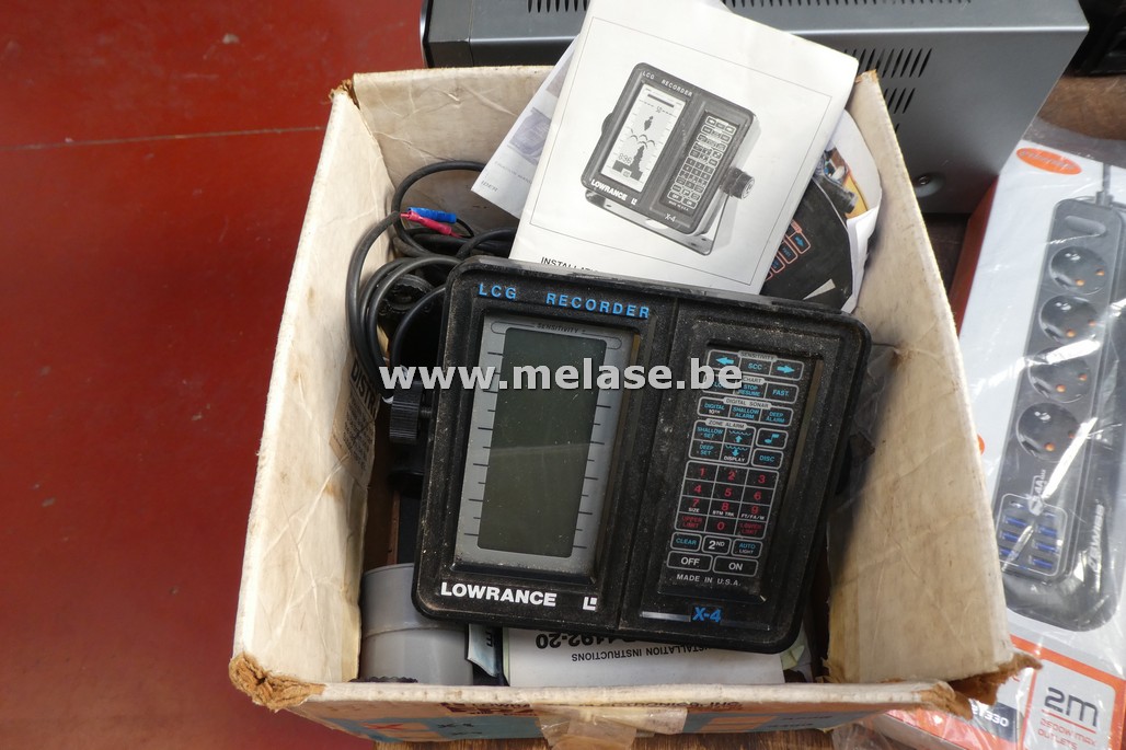 Dieptemeter voor boten "Lowrance X-4"
