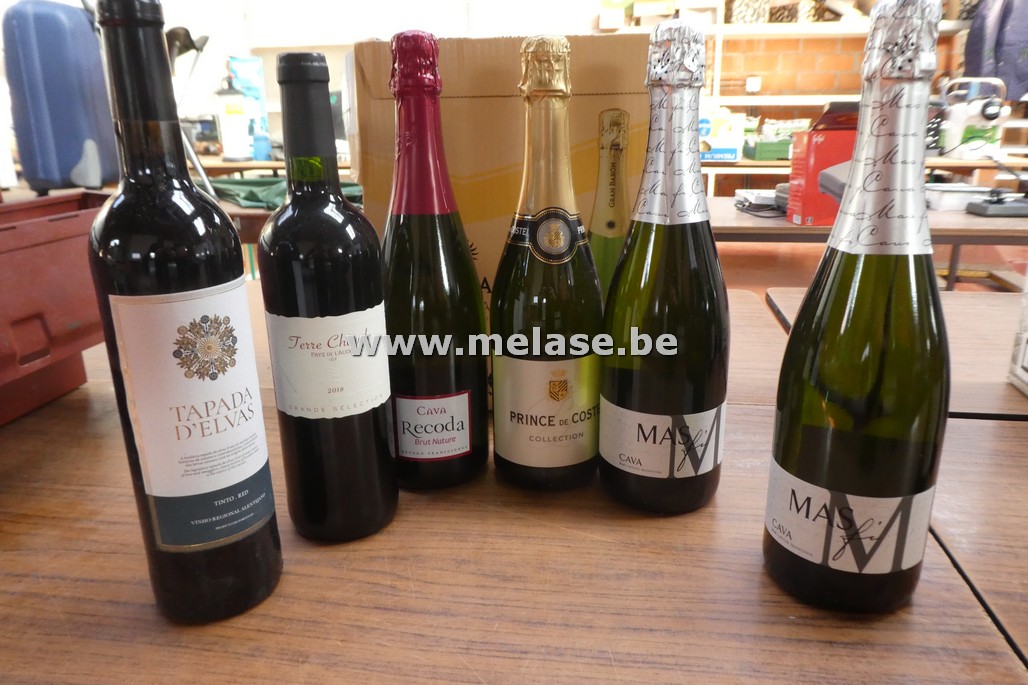 Cava en wijn