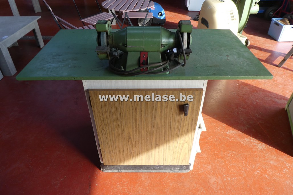 Werktafel met dubbele tafelslijpmolen