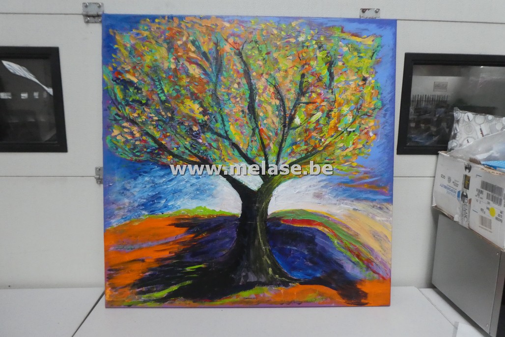 Canvas "kleurrijke boom"