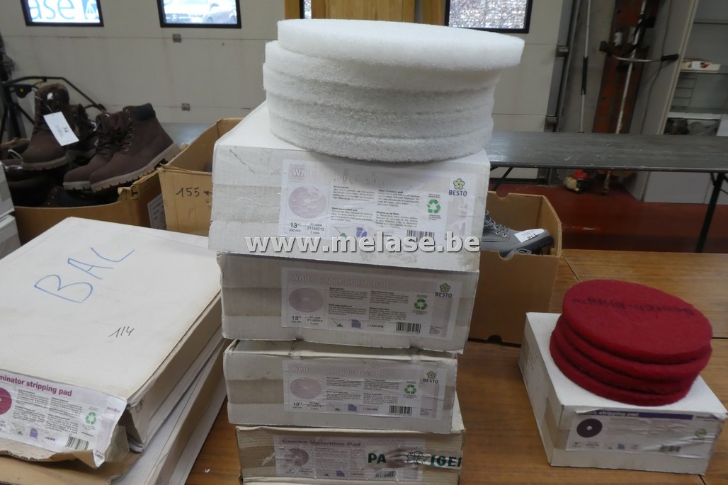 Stripping pad voor poetsmachine "wit"