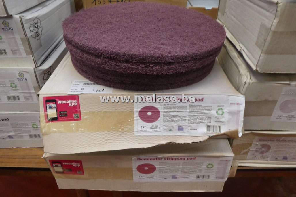Stripping pad voor poetsmachine "paars"