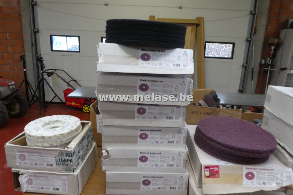 Stripping pad voor poetsmachine "zwart"