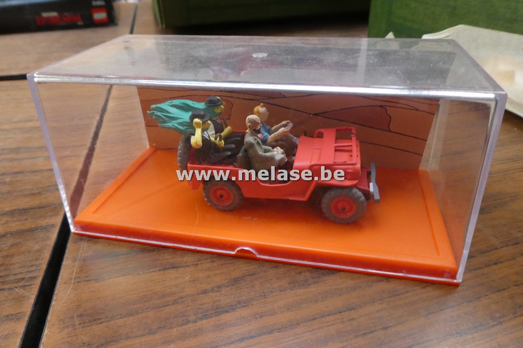 Miniatuur "Jeep met Kuifje"