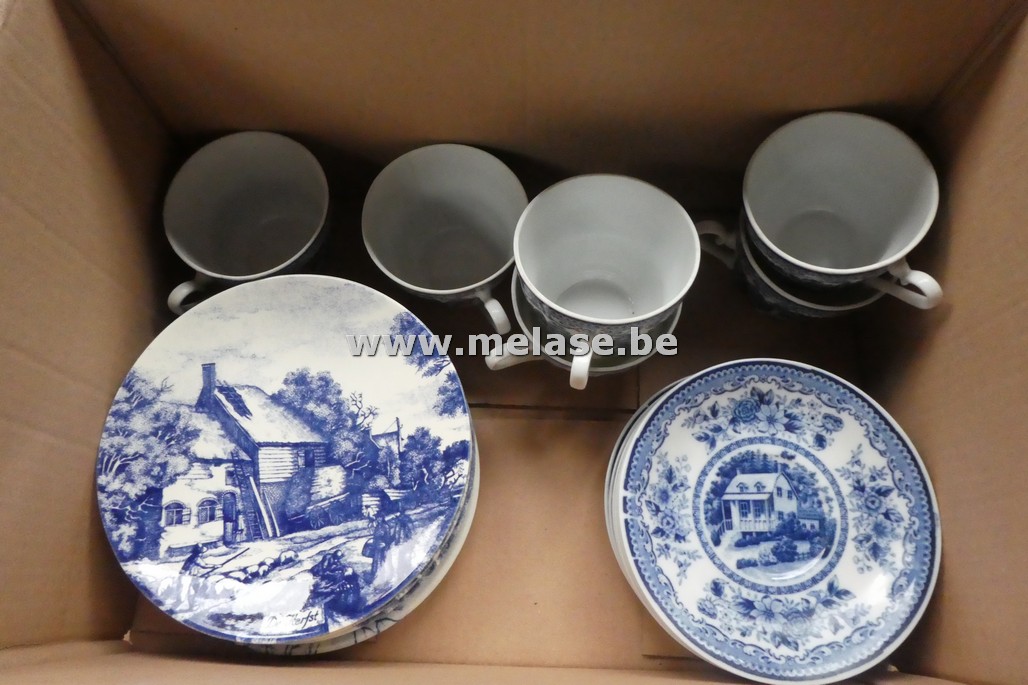 Decoratievaria "Delfst Blauw"