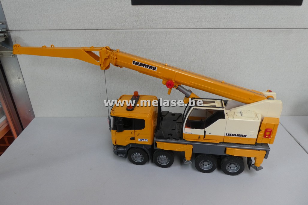 Miniatuurvrachtwagen "Scania - kraanwagen"