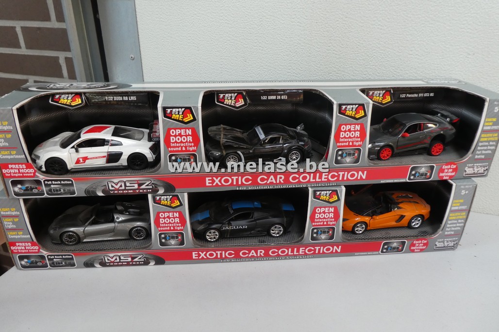 Miniatuurauto's "Exotic Car Collection"