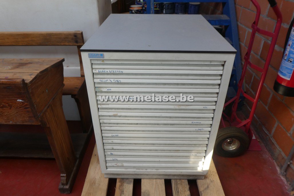 Metalen gereedschapskast