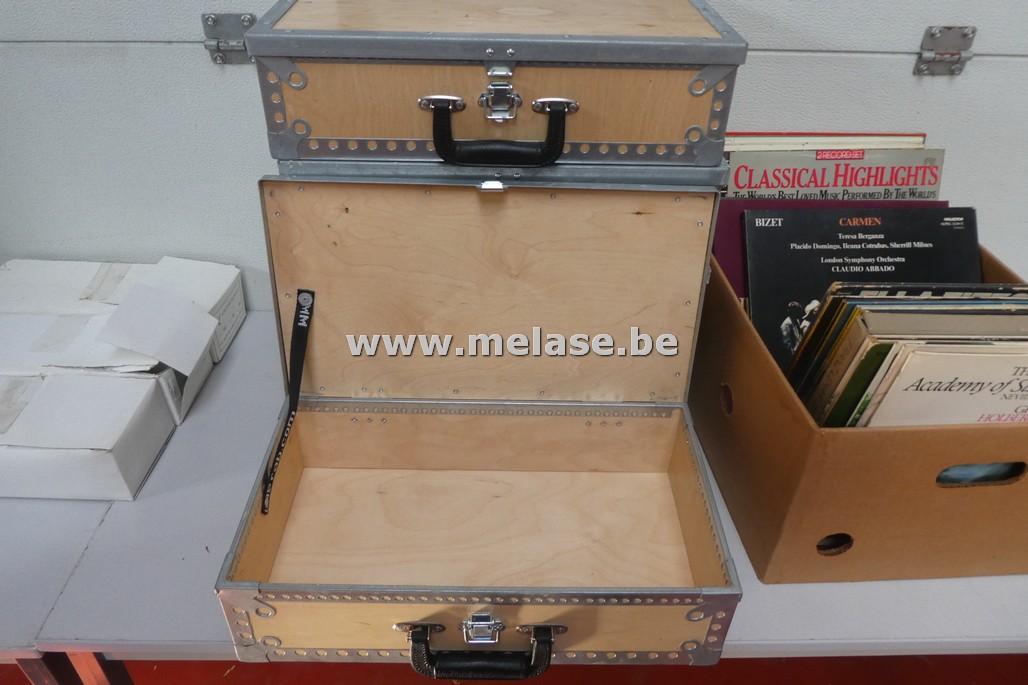Houten koffertjes