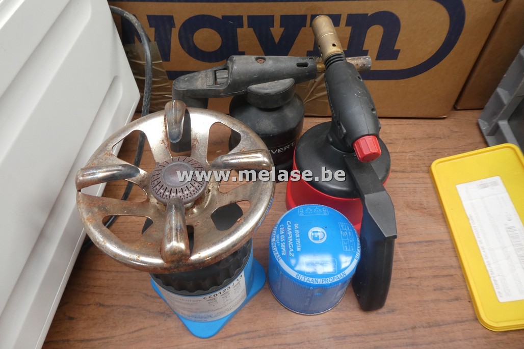Campingvuurtje + 2 gasbranders