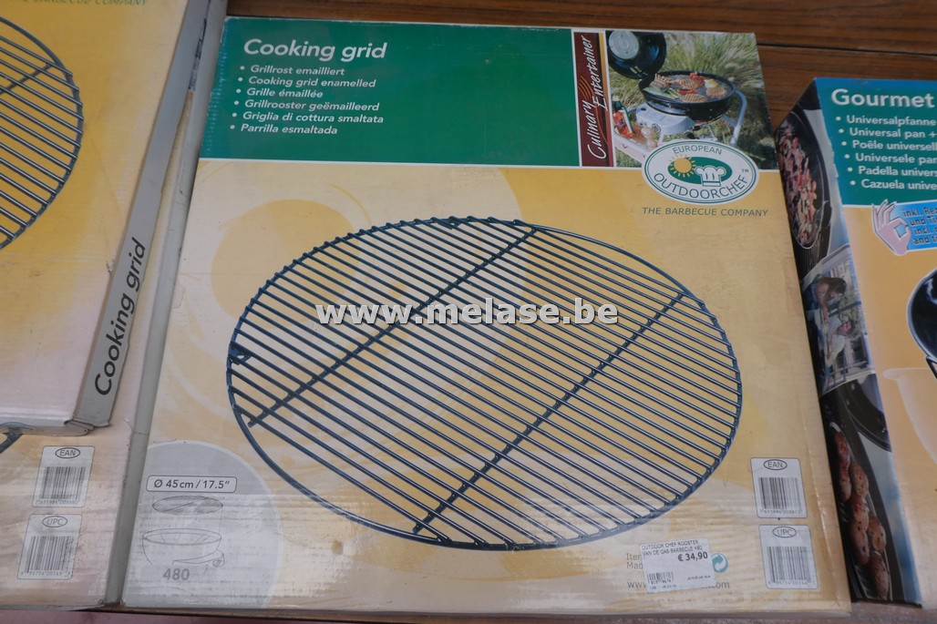 Geëmailleerd BBQ rooster "Outdoorchef"