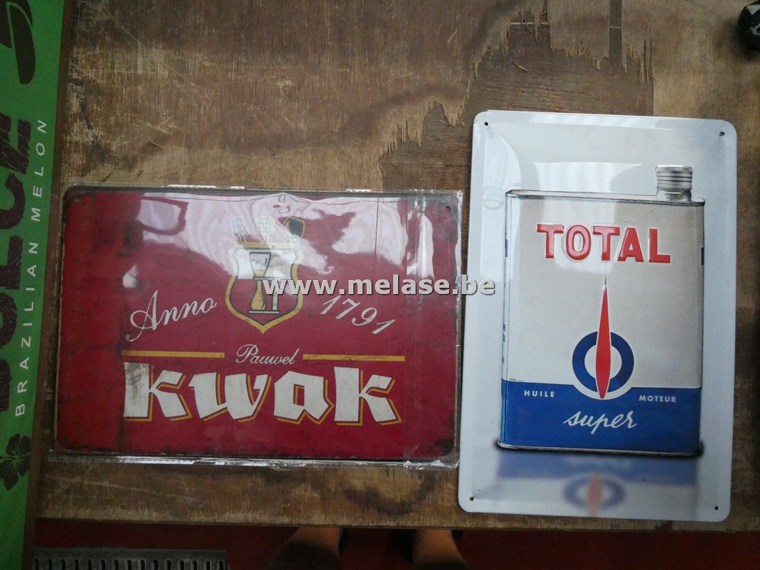 Metalen wanddecoratie "Kwak - Total"