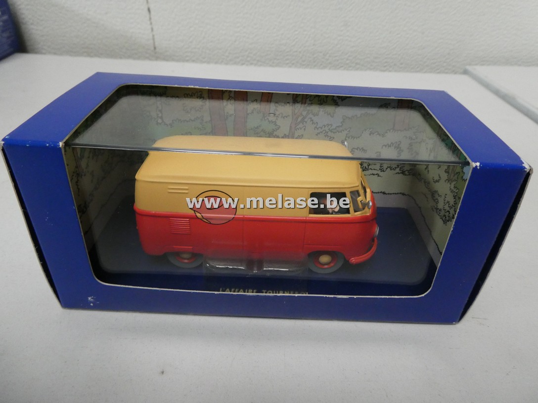 Miniatuur auto uit Kuifjestrip "VW Kombi - 1950"