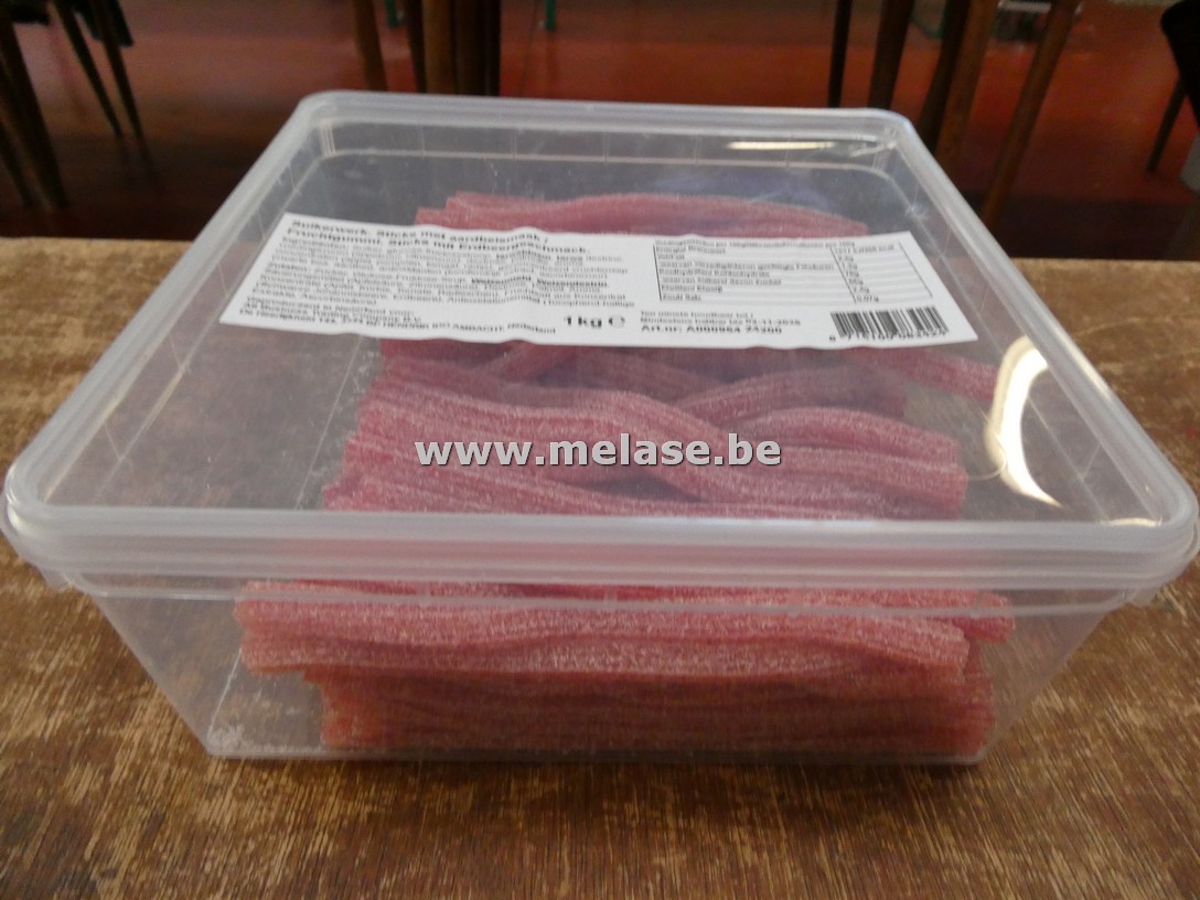 Snoep "vruchtensticks - aardbei"