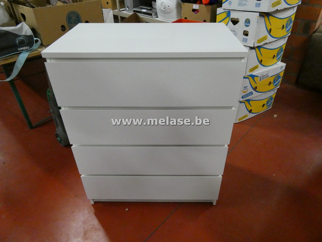 Ladekast "wit - hout"