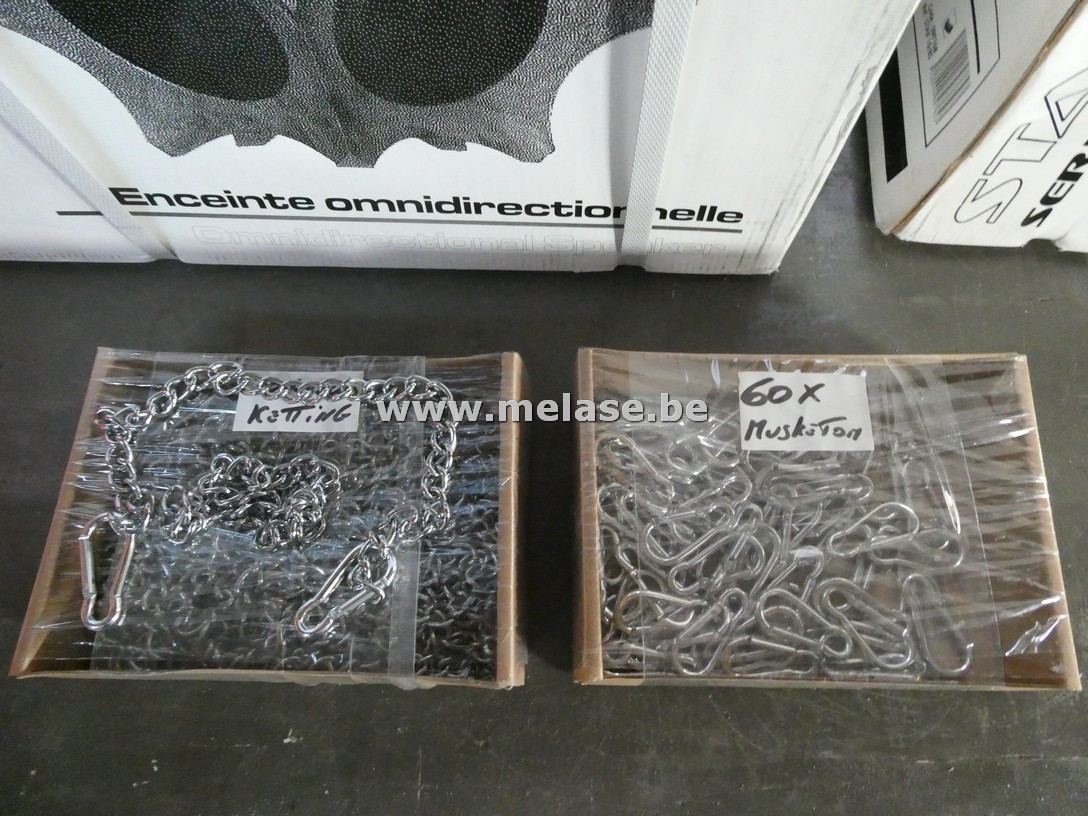 Musketons en ketting