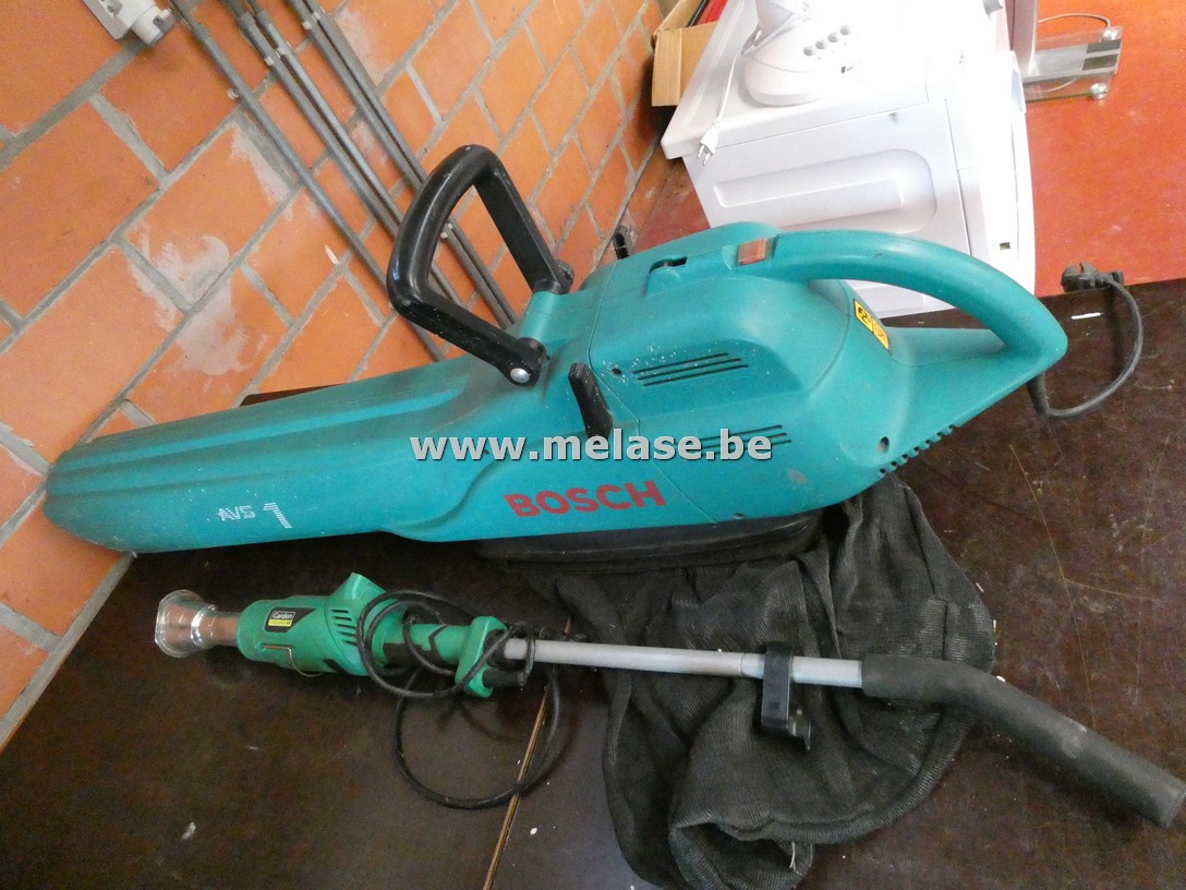 Bladblazer "Bosch" + onkruidbrander "Garden feelings"