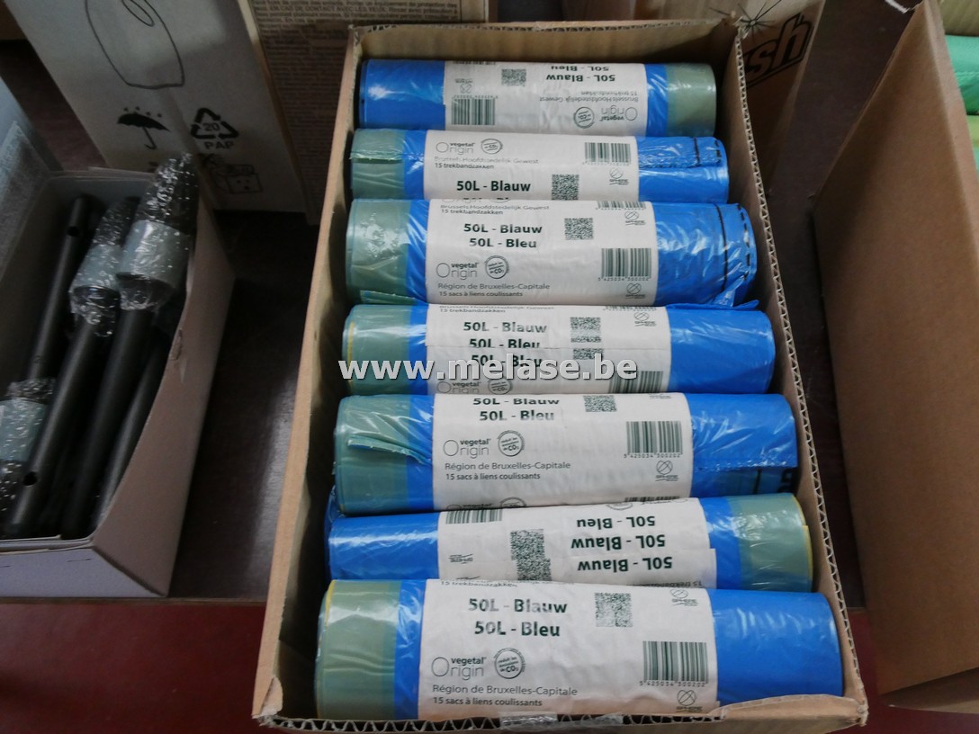 Vuilniszakken "50L - blauw"