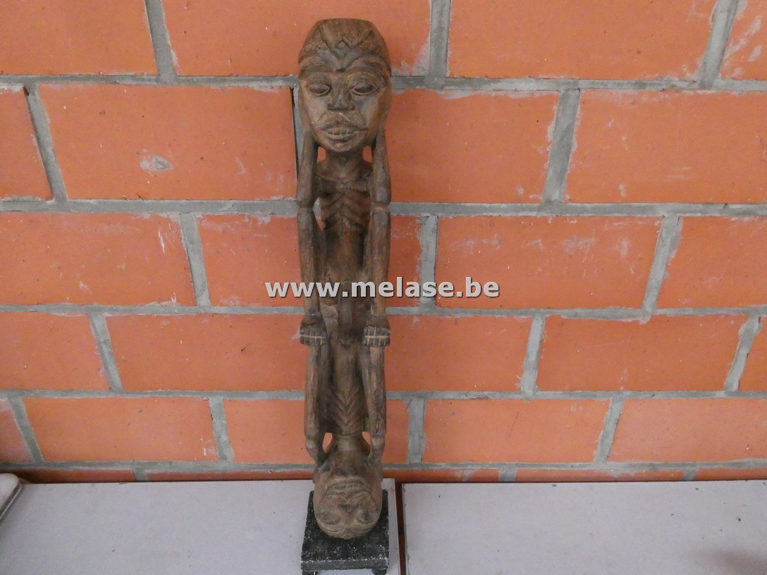  Handgesneden "Afrikaans houten tribaal beeld"