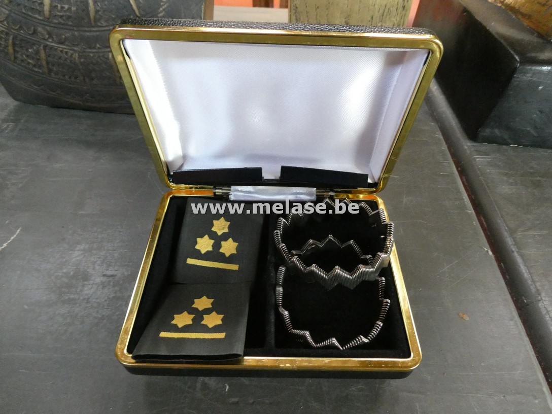 Set  "militaire insignes en schouderpassanten "