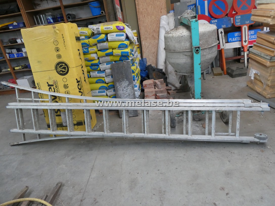 Alu ladder "3x12 treden"