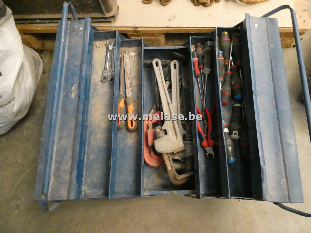 Metalen gereedschapskoffer