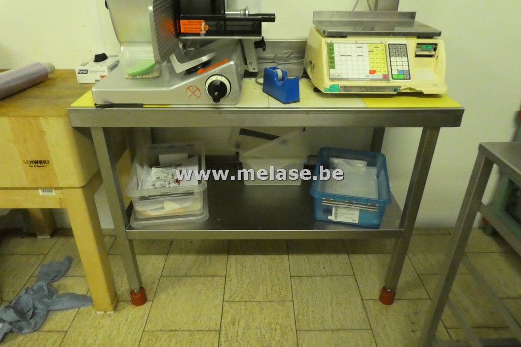 Inox werktafel  