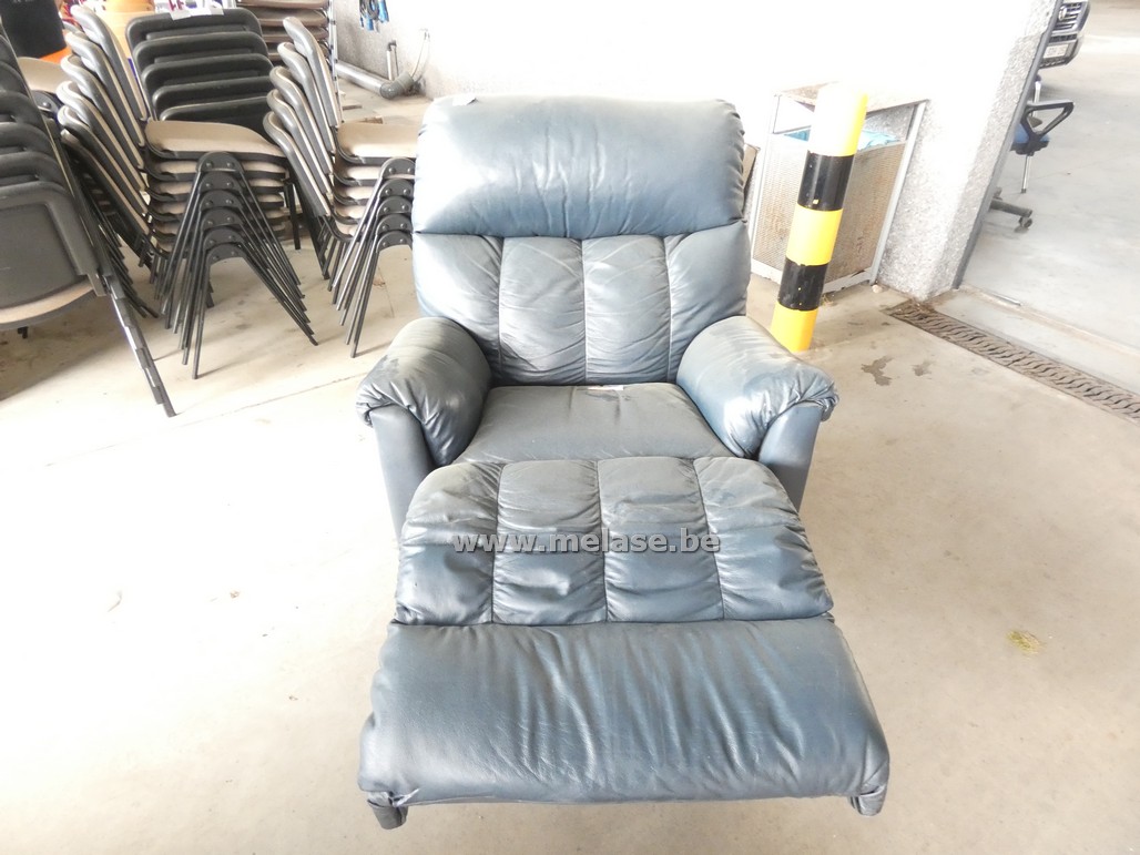 Lederen relaxzetel
