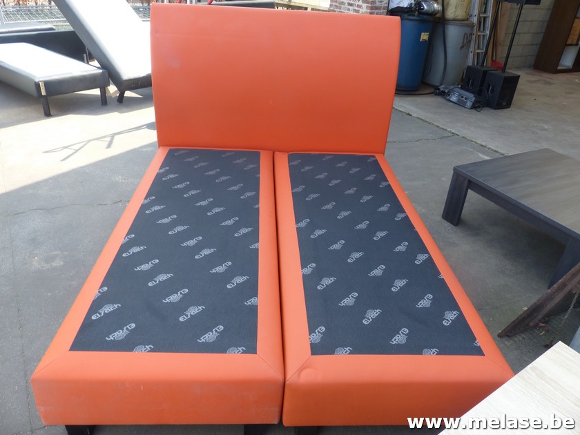 Boxspring "Elsach - oranje"