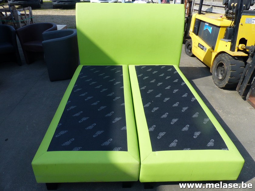 Boxspring "Elsach - groen"