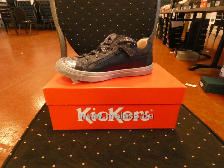 Kickers - blauw/glitter