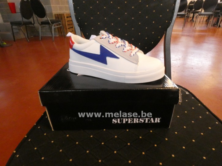 Superstar - wit/blauw/rood