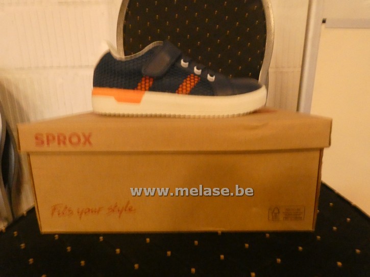 Sprox - blauw/oranje