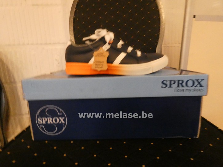 Sprox - blauw/oranje